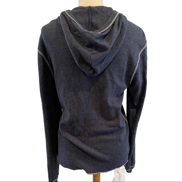 Buffalo David Henley Style Top with Hood - Picture 2 of 3